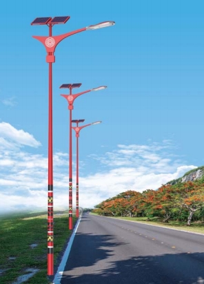 民族风太阳能路灯