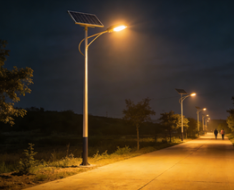 名祥光电太阳能路灯：照明效果的核心影响因素